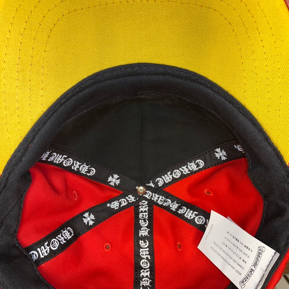 Chrome Hearts Red and Yellow Cap - Picture 3 of 6